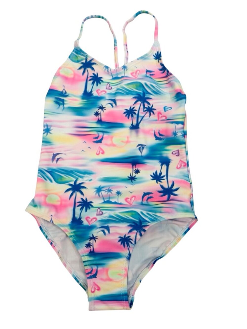 NWT Girls One-Piece Bathing Suit 4-6 Years